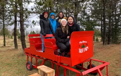 Hot Chocolate by the Fire, Wagon Rides and Scavenger Hunt at Stouffville Tree Farm