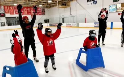 Stouffville Kids (Little and Big) Have a Blast Learning to Skate