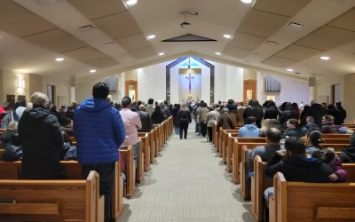 Despite the storm, Stouffville Catholics gather for Ash Wednesday Mass