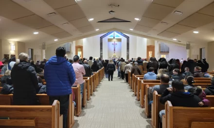 Despite the storm, Stouffville Catholics gather for Ash Wednesday Mass