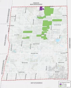 Forest Stouffville map