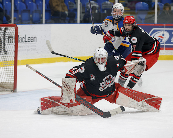 Zachary Corte Scores First Goal for Stouffville Spirit in Game One