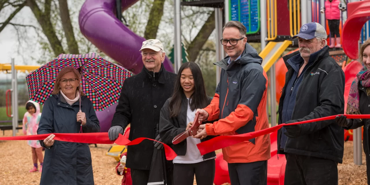 Ribbon Cutting Ceremony Formally Opens Stouffville’s Newest Playgrounds