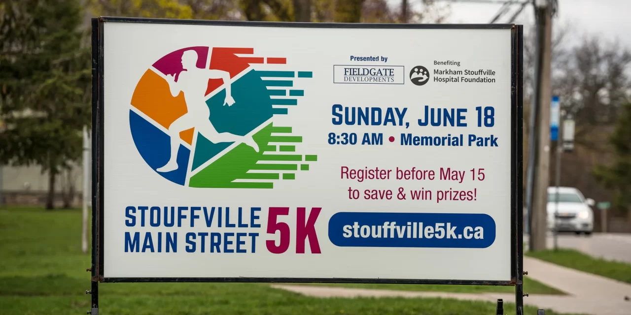 Inaugural Stouffville Main Street 5K Run Coming Sunday, June 18