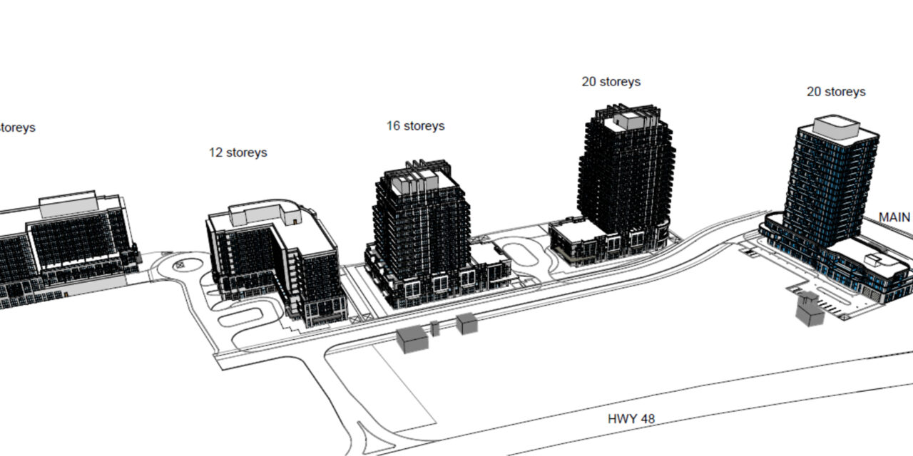 800 Unit, Five Tower Development Proposed for Main and Highway 48