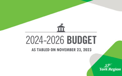 York Region Tables 2024-2026 Budgets, Seek 3.75% Regional Property Tax Increase