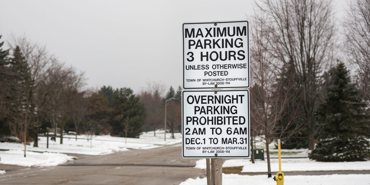 Stouffville to Lift On-Street Parking Restrictions for the Holidays