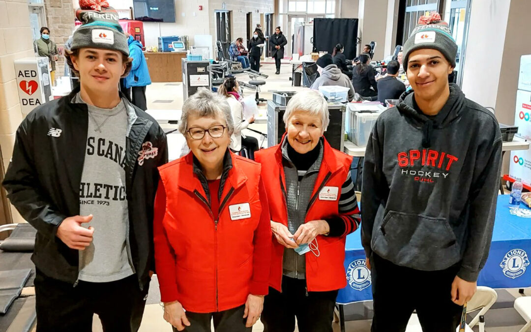 Playoff Pressure No Match for Stouffville Spirit’s Blood Donation Advocacy