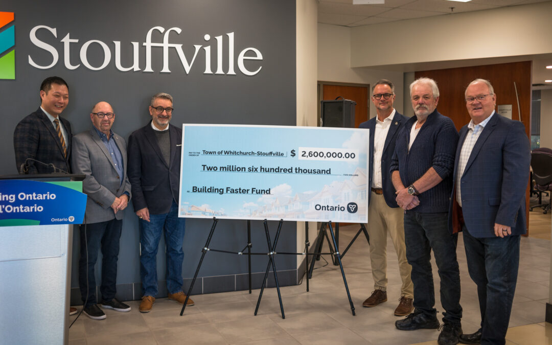 Stouffville Awarded $2.6 Million In Provincial Funding For Exceeding 2023 Housing Target