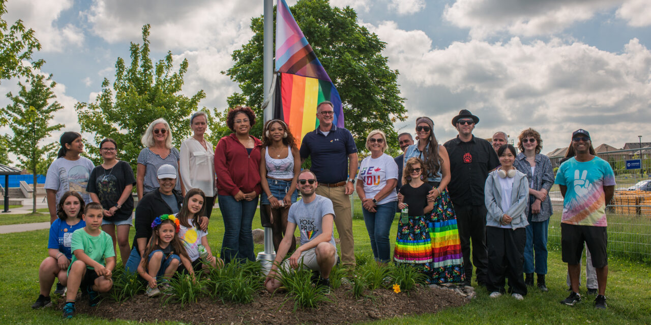 Stouffville Welcomes Pride and Indigenous History Month With Flag Raising Ceremony