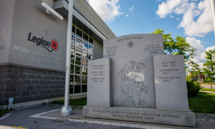 Stouffville Legion Welcomes Cenotaph’s Return To Memorial Park