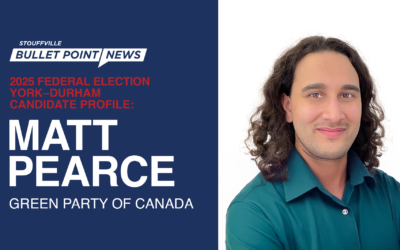 York-Durham Candidate Profile: Matt Pearce, Green Party of Canada