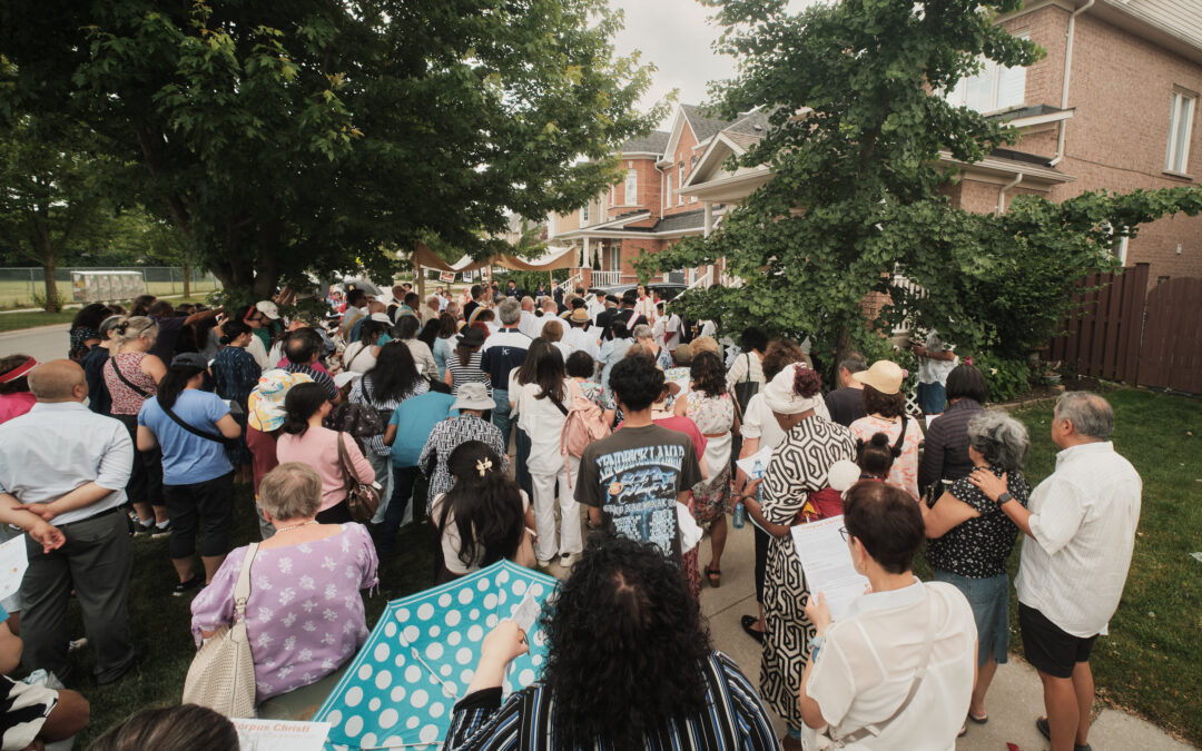 Stouffville’s Catholic Community Comes Together for Annual Corpus Christi Procession