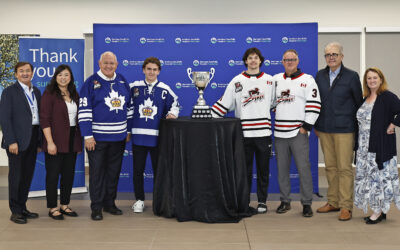 On-Ice Rivalry, New Trophy Fuels Fundraising for Markham Stouffville Hospital