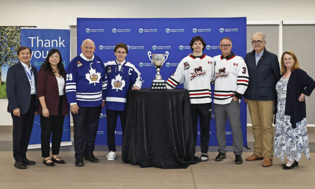 On-Ice Rivalry, New Trophy Fuels Fundraising for Markham Stouffville Hospital