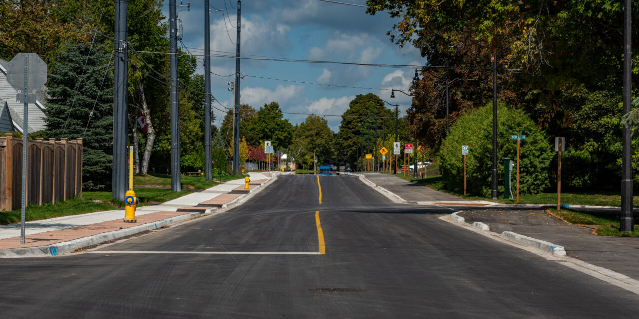 Edward Street Reconstruction Completed with Major Area Intensification on Horizon