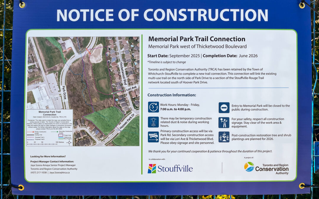 Construction Underway on Memorial Park Trail Link