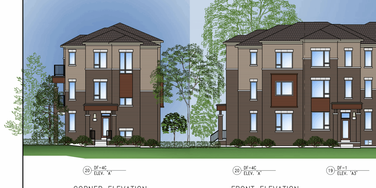 Elm and Ninth Line Townhouse Proposal Prompts Road Ownership, Green Space Debate