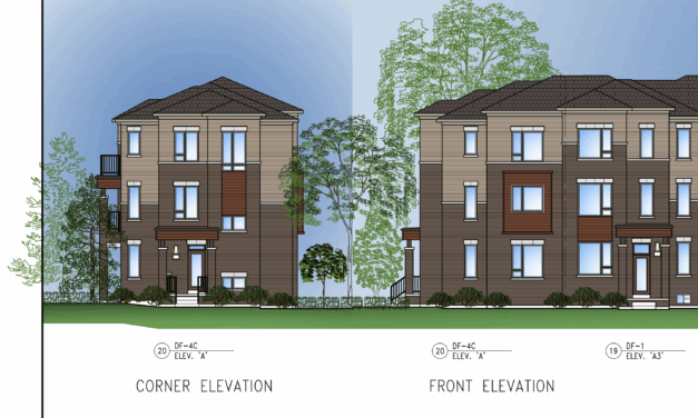 Elm and Ninth Line Townhouse Proposal Prompts Road Ownership, Green Space Debate