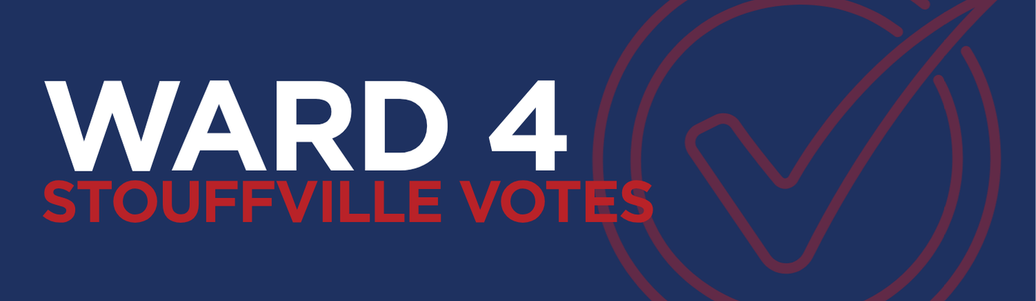 A text graphic that says "Ward 2" and "Stouffville Voters" with the Bullet Point News and 102.9 Whistle FM logo