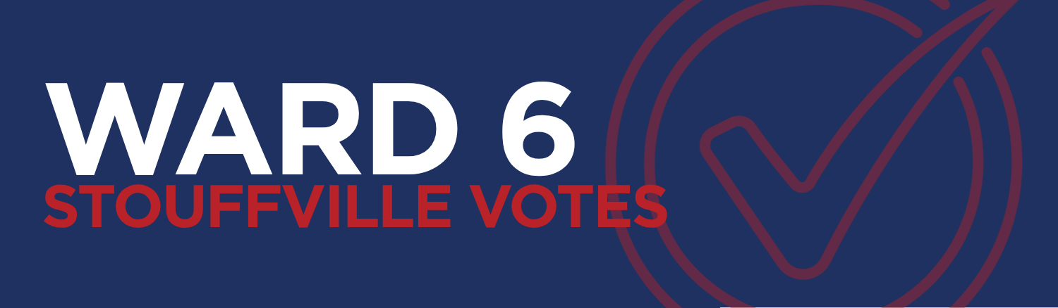 A text graphic that says "Ward 2" and "Stouffville Voters" with the Bullet Point News and 102.9 Whistle FM logo