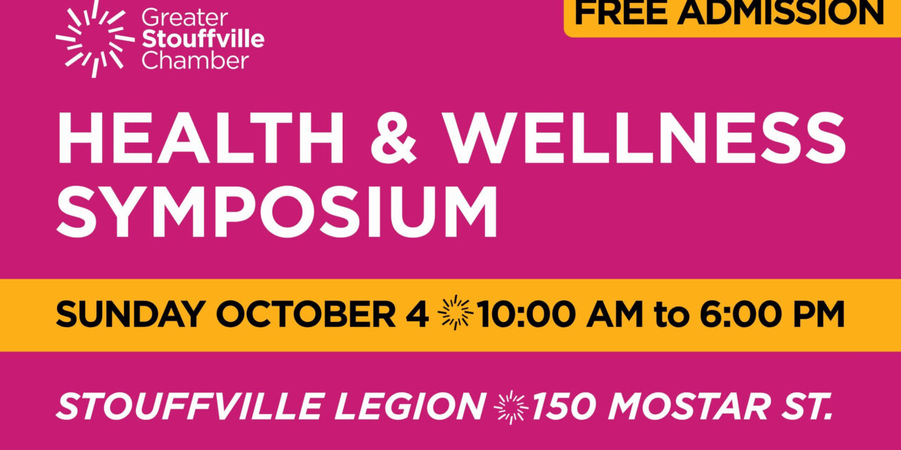 Greater Stouffville Chamber Launches First Health and Wellness Symposium