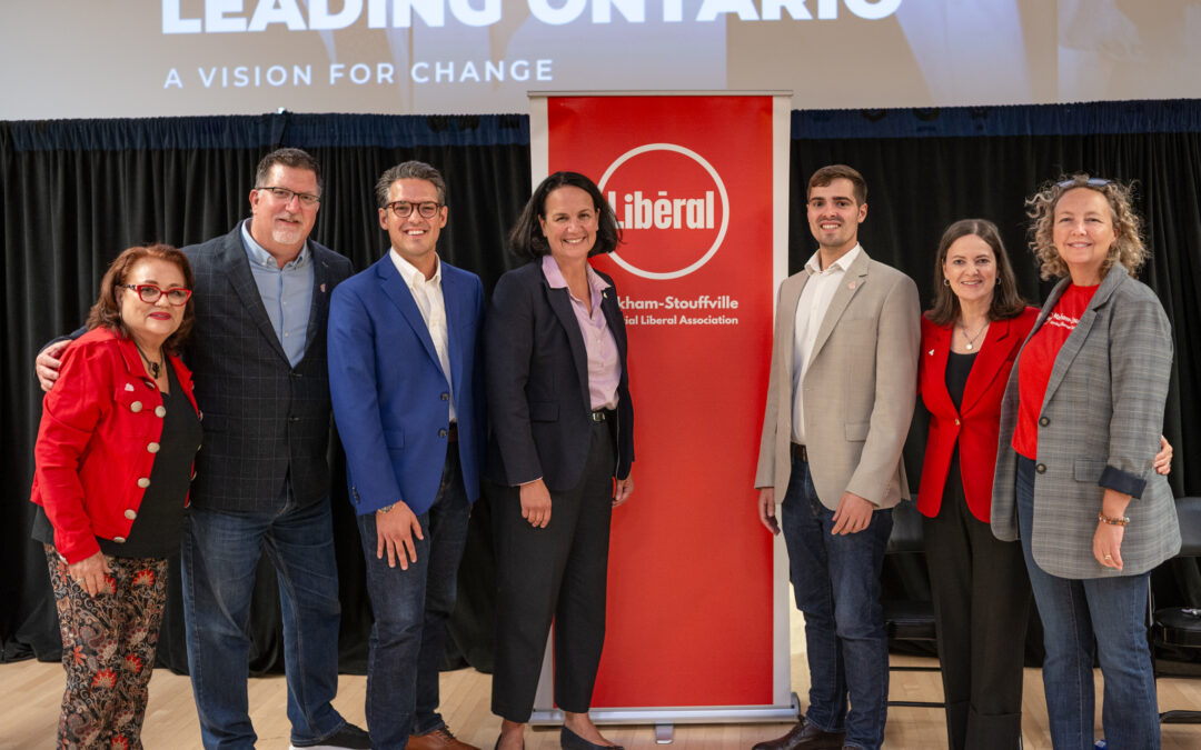 From Municipal Finances to AI: Ontario Liberal Leadership Race Comes to Stouffville