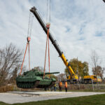 A 70,000-Pound Piece of Military History Lands in Stouffville’s Vandorf Park