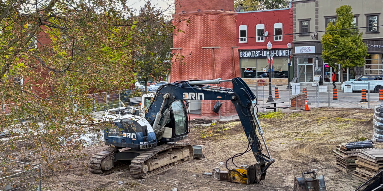 Construction Begins to Expand Stouffville’s Civic Square