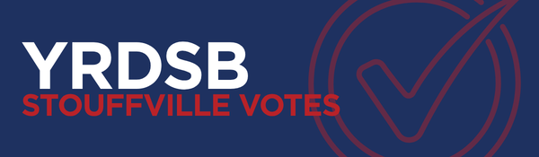 A text graphic that says "Ward 2" and "Stouffville Voters" with the Bullet Point News and 102.9 Whistle FM logo